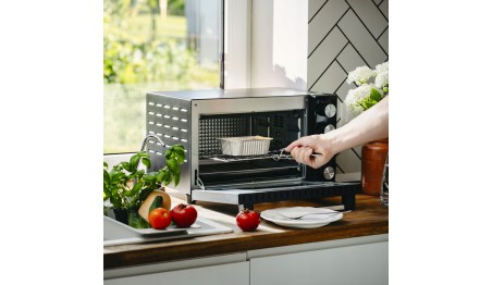 Mini Piekarnik elektryczny 30L termoobieg 12 trybów rożen ruszt timer