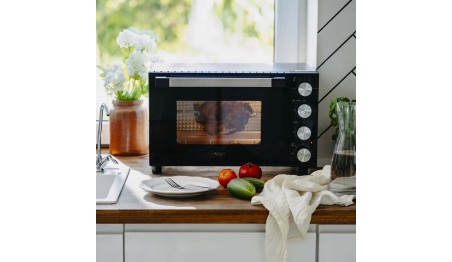 Mini Piekarnik elektryczny 30L termoobieg 12 trybów rożen ruszt timer