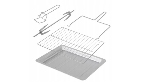 Mini Piekarnik elektryczny 30L termoobieg 12 trybów rożen ruszt timer