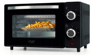 Mini Piekarnik Elektryczny 9L 650W Regulacja temperatury Timer Ruszt Blacha