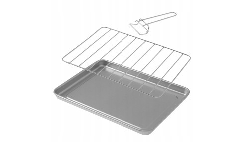 Mini Piekarnik Elektryczny 9L 650W Regulacja temperatury Timer Ruszt Blacha