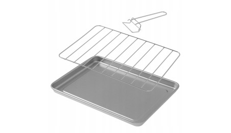 Mini Piekarnik Elektryczny 9L 650W Regulacja temperatury Timer Ruszt Blacha