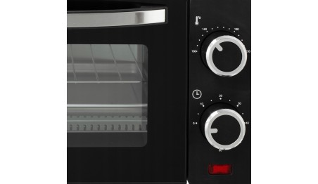 Mini Piekarnik Elektryczny 9L 650W Regulacja temperatury Timer Ruszt Blacha