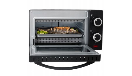 Mini Piekarnik Elektryczny 9L 650W Regulacja temperatury Timer Ruszt Blacha