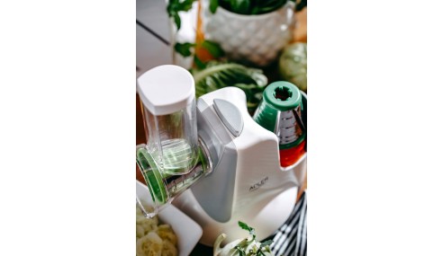 Szatkownica elektryczna do warzyw 5 nasadek stabilna z uchwytem Tarka