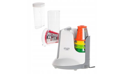 Szatkownica elektryczna do warzyw 5 nasadek stabilna z uchwytem Tarka