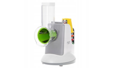 Szatkownica elektryczna do warzyw 5 nasadek stabilna z uchwytem Tarka