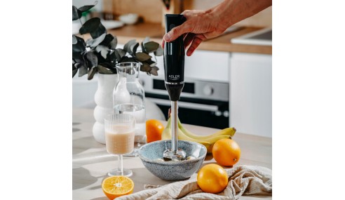 Blender ręczny 800W stalowe ostrza pojemnik 700ml rozdrabniacz miarka ADLER