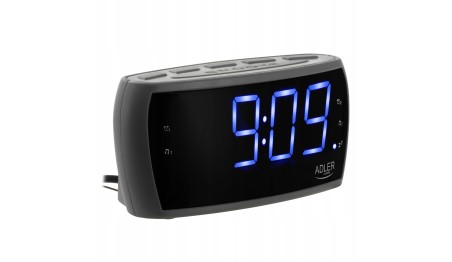 Radiobudzik LED FM/AM z podwójnym alarmem i funkcją drzemki budzik LED