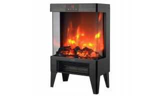 Kominek elektryczny LED z pilotem 3D efekt płomienia 2moce 1000/2000W Timer 2