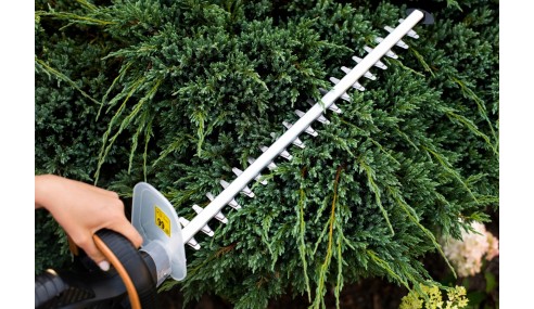 Elektryczne nożyce do żywopłotu 620W ostrze 61cm Laserowe ostrza akcesoria