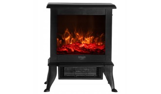 Kominek elektryczny 3D efekt płomienia 2 moce grzewcze 1000/1800W Termostat 2