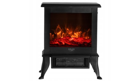 Kominek elektryczny 3D efekt płomienia 2 moce grzewcze 1000/1800W Termostat