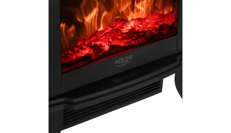 Kominek elektryczny 3D efekt płomienia 2 moce grzewcze 1000/1800W Termostat