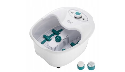 MASAŻER DO STÓP WODNY Hydromasażer PODGRZEWANIE Timer Rolki Wałki masujące