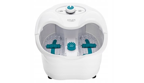 MASAŻER DO STÓP WODNY Hydromasażer PODGRZEWANIE Timer Rolki Wałki masujące