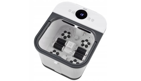 MASAŻER DO STÓP WODNY Hydromasażer PODGRZEWANIE Timer Rolki Wałki masujące