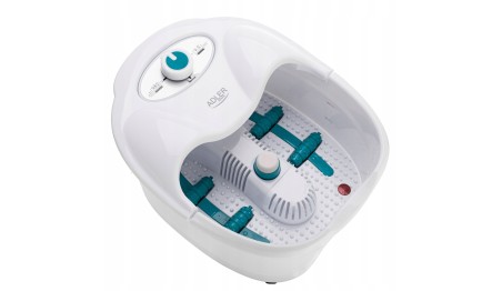 MASAŻER DO STÓP WODNY Hydromasażer PODGRZEWANIE Timer Rolki Wałki masujące