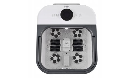 MASAŻER DO STÓP WODNY Hydromasażer PODGRZEWANIE Timer Rolki Wałki masujące