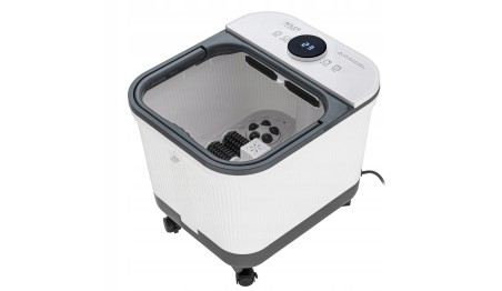 MASAŻER DO STÓP WODNY Hydromasażer PODGRZEWANIE Timer Rolki Wałki masujące