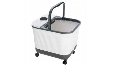 MASAŻER DO STÓP WODNY Hydromasażer PODGRZEWANIE Timer Rolki Wałki masujące