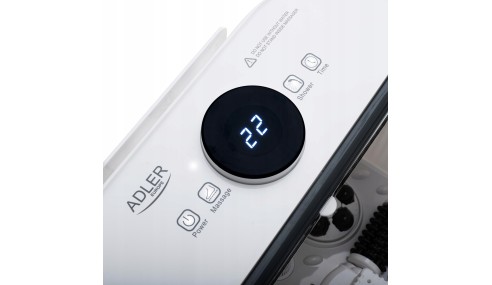 MASAŻER DO STÓP WODNY Hydromasażer PODGRZEWANIE Timer Rolki Wałki masujące