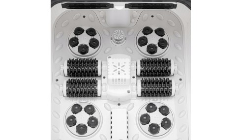 MASAŻER DO STÓP WODNY Hydromasażer PODGRZEWANIE Timer Rolki Wałki masujące