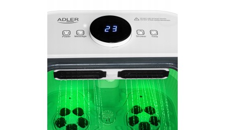 MASAŻER DO STÓP WODNY Hydromasażer PODGRZEWANIE Timer Rolki Wałki masujące