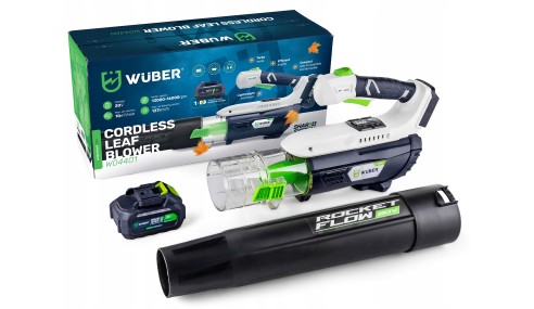 DMUCHAWA AKUMULATOROWA do liści śniegu Pojemny AKUMULATOR 4Ah 20V WUBER