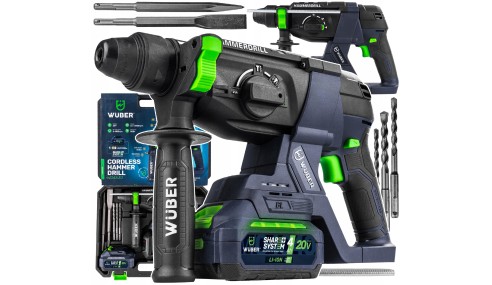 Młotowiertarka akumulatorowa SDS+ 20V Wiertarka udarowa 2J 3 tryby walizka