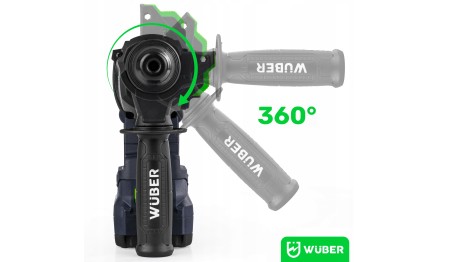 Młotowiertarka akumulatorowa SDS+ 20V Wiertarka udarowa 2J 3 tryby walizka