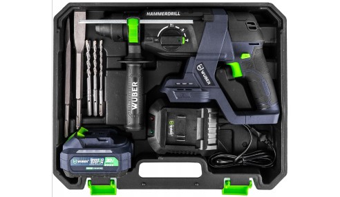 Młotowiertarka akumulatorowa SDS+ 20V Wiertarka udarowa 2J 3 tryby walizka