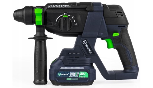 Młotowiertarka akumulatorowa SDS+ 20V Wiertarka udarowa 2J 3 tryby walizka