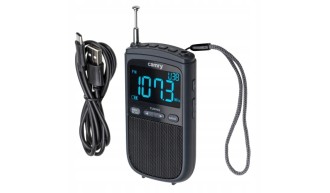 Radio Mini Przenośne FM/AM USB LCD Funkcja Drzemki 20 Stacji Camry