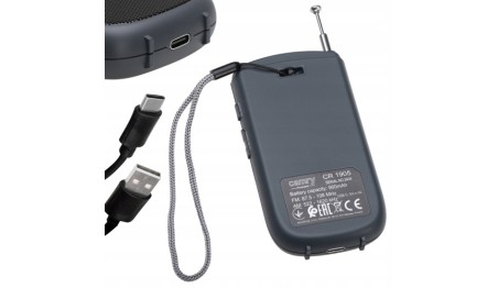 Radio Mini Przenośne FM/AM USB LCD Funkcja Drzemki 20 Stacji Camry