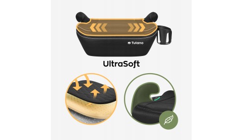 Fotelik samochodowy Tulano Cabby 30 Black 125-150cm I-Size