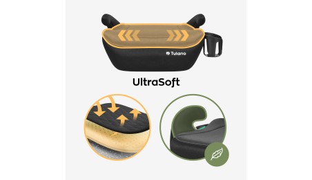 Fotelik samochodowy podstawka Tulano Cabby 20 GREY 125-150 cm I-Size