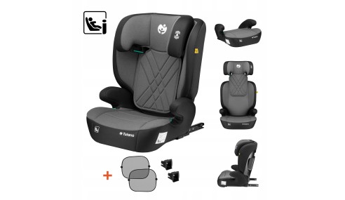 Fotelik samochodowy dla dzieci 2w1 100 -150 cm Joy 45 grey I-Size