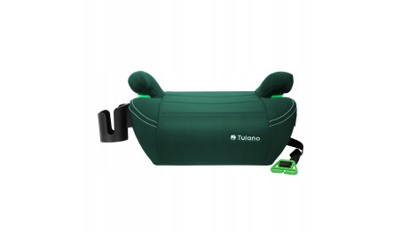 FOTELIK samochodowy Tulano Cabby 25 Green PODSTAWKA iSize 125-150cm