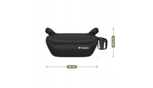 Fotelik samochodowy podstawka Tulano Cabby 20 Black 125-150 cm I-Size