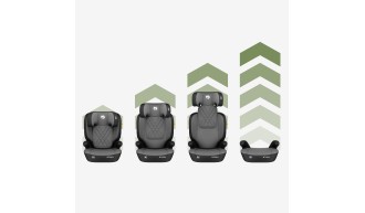 Fotelik samochodowy dla dzieci 2w1 100 -150 cm Joy 45 grey I-Size 2