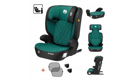 Fotelik samochodowy dla dzieci 2w1 100 -150 cm Joy 45 Green I-Size