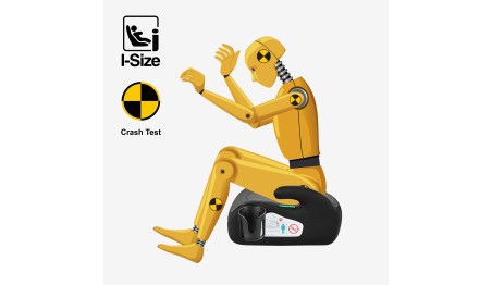 Fotelik samochodowy podstawka Tulano Cabby 20 GREY 125-150 cm I-Size