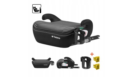 Fotelik samochodowy Tulano Cabby 30 GREY 125-150cm I-Size