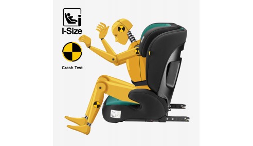 Fotelik samochodowy dla dzieci 2w1 100 -150 cm Joy 45 Green I-Size