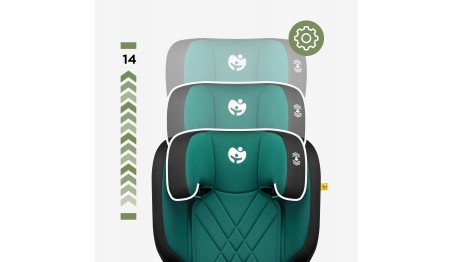 Fotelik samochodowy dla dzieci 2w1 100 -150 cm Joy 45 Green I-Size