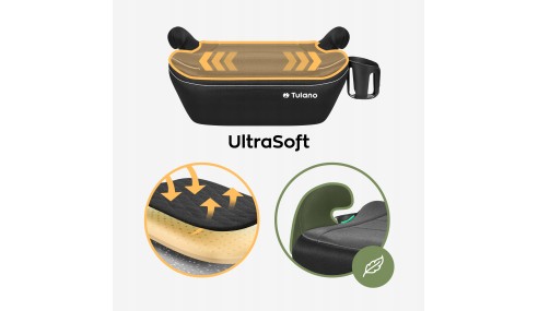 Fotelik samochodowy Tulano Cabby 30 GREY 125-150cm I-Size