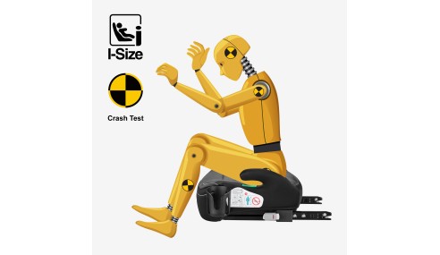 Fotelik samochodowy Tulano Cabby 30 GREY 125-150cm I-Size