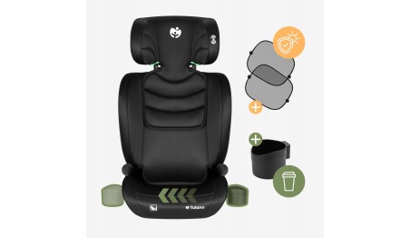 Fotelik samochodowy Tulano Joy 25 Black 100-150cm I-size