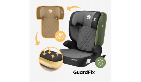 Fotelik samochodowy dla dzieci 2w1 100 -150 cm Joy 45 grey I-Size